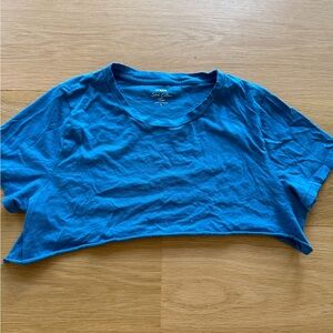 Blue Cropped tank Jcrew